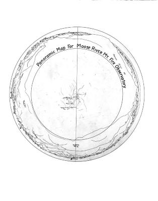 Panoramic map for Moose River Mountain Fire Observatory