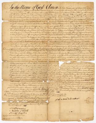 Probated will of John Vandeventer, 1759