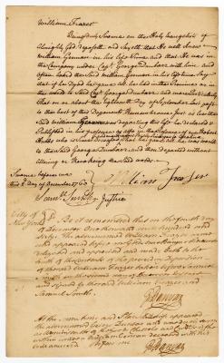 Probated will of William German, 1760