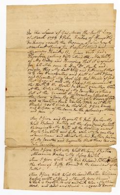 Probated will of John Forbus Jr., 1760