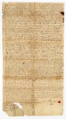 Probated will of John Cleves, 1760