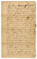 Probated will of Peter Girand, 1760