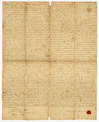 Probated will of Abraham Halsey, 1760