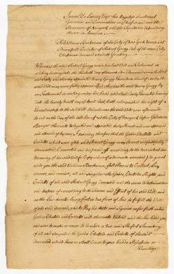 Probated will of Robert Gregg, 1760
