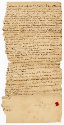 Probated will of Richard Hall, 1760