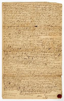 Probated will of Isaac Howell, 1760