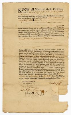 Probated will of Daniel Goff, 1760