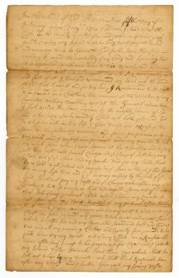 Probated will of Adam Ireland, 1760