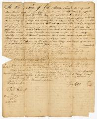 Probated will of Lewis Jessup, 1760