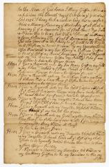 Probated will of Mary Griffon, 1760