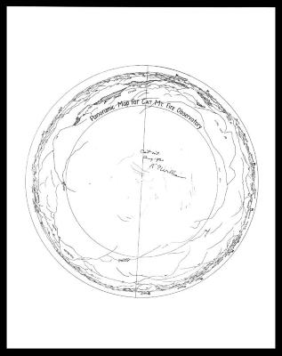 Panoramic map of Cat Mountain fire observatory