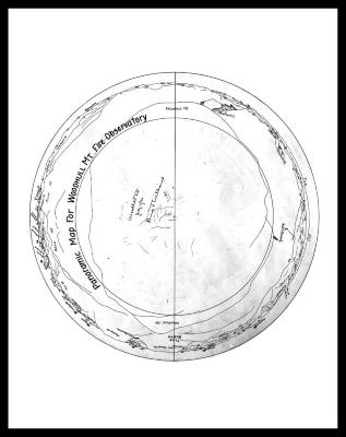 Panoramic map for Woodhull Mount fire observatory