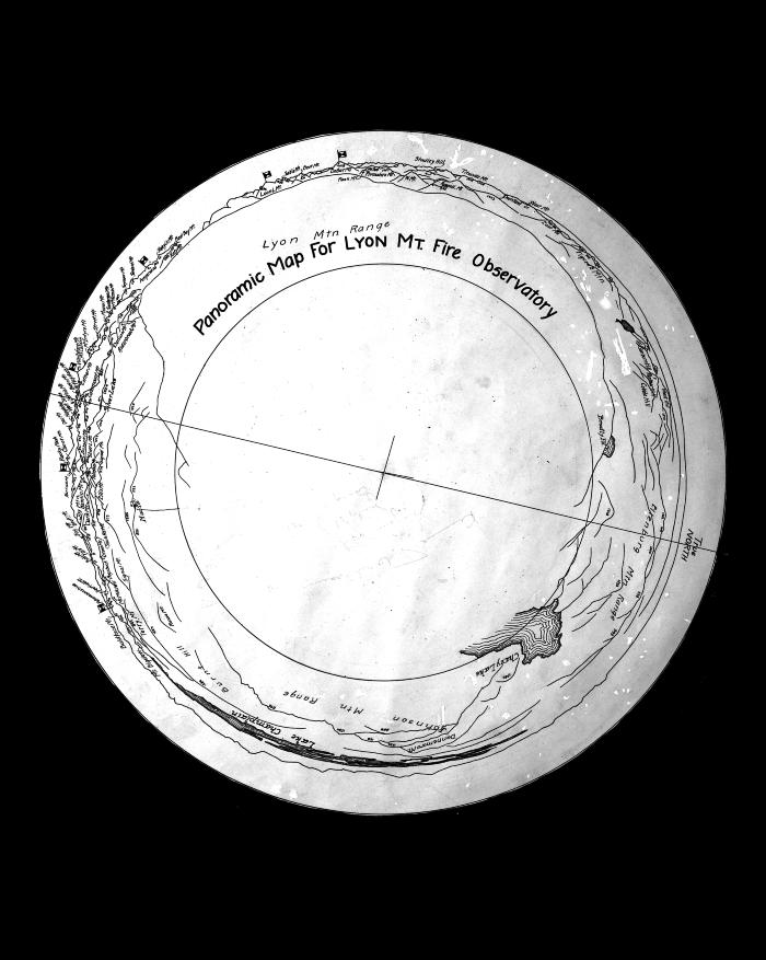 Panoramic Map for Lyon Mountain Fire Observatory