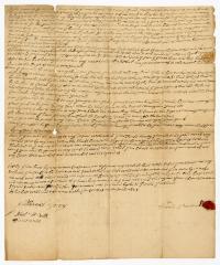 Probated will of David Parshall, 1760