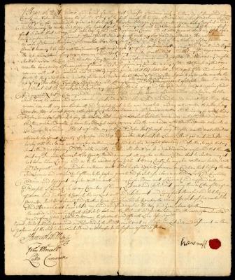 Probated will of Hannah Mott, 1760