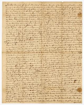 Probated will of Christopher Remsen, 1760