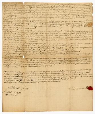 Probated will of David Parshall, 1760