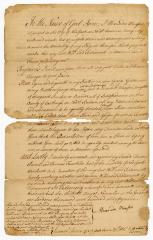 Probated will of Alexander Manson, 1760