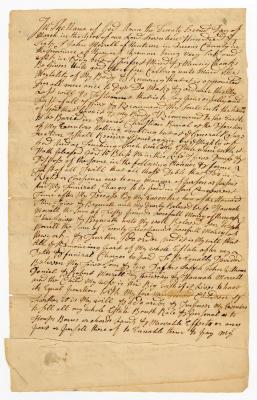 Probated will of John Morrell, 1760