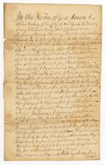 Probated will of Alice Ratsey, 1760