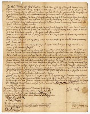 Probated will of Charles Ware, 1760