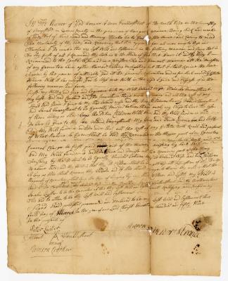 Probated will of Aaron Van Norstrant, 1760