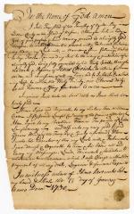 Probated will of John Townsend, 1760