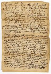 Probated will of Godfred Wall, 1760