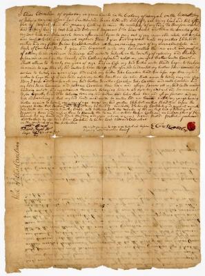 Probated will of Elias Cornelius, 1761