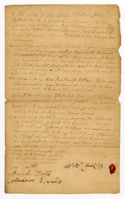 Probated will of William Conckling, 1761