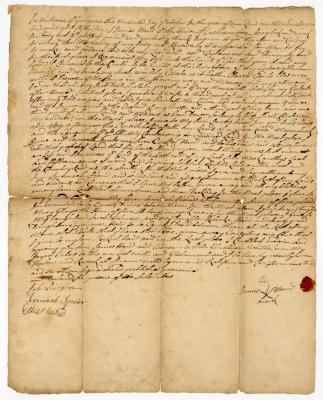 Probated will of James Hand, 1761