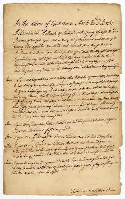 Probated will of Zerubbabal Halliock, 1761