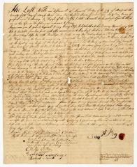 Probated will of Samuel Dodge, 1761