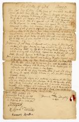 Probated will of Francis Doughty, 1761