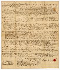 Probated will of Stephen Hedges, 1761