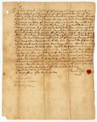 Probated will of Hannah Field, 1761