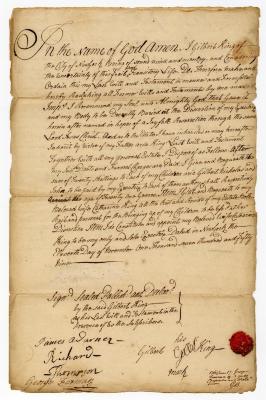 Probated will of Gilbert King, 1761