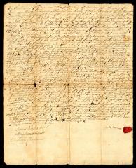 Probated will of John Morhows, 1761