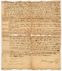 Probated will of Jonathan Jagger, 1761