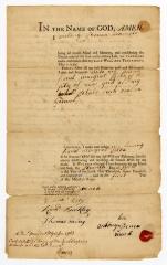 Probated will of Anthony Prenea, 1761