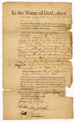 Probated will of Samuel Lyons, 1761