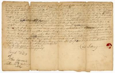 Probated will of Caleb Latting, 1761