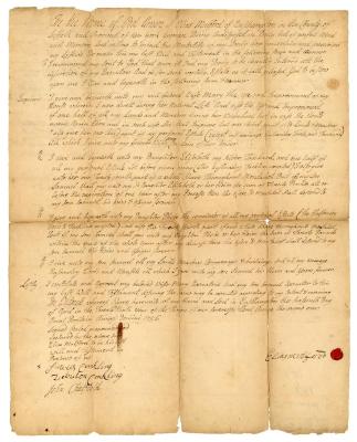 Probated will of Elias Mulford, 1761