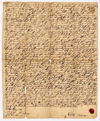 Probated will of Elisha Osborne, 1761