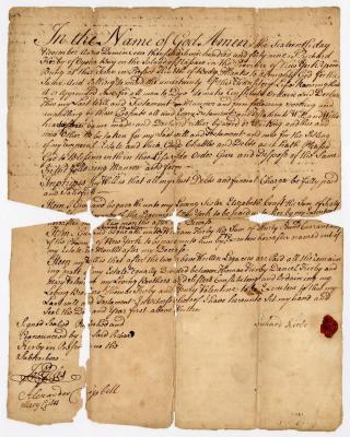 Probated will of Richard Kirby, 1761
