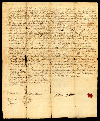 Probated will of John Pettit, 1761