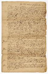 Probated will of James Renne, 1761