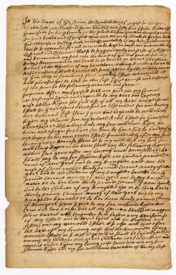 Probated will of John Ryder, 1761