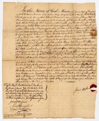 Probated will of James Ross, 1761