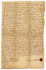 Probated will of William Sutherland, 1761